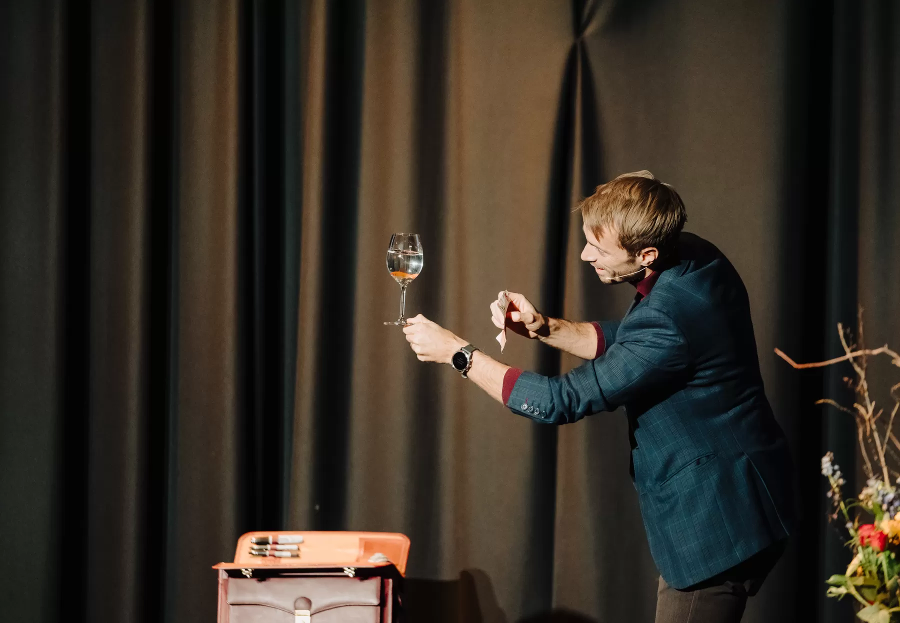 Hans Grane at the Troms Kraft 125th anniversary